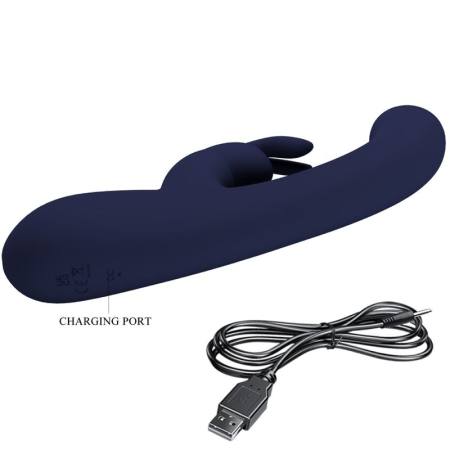 Vibratore Lamar Rabbit E Punto G Blu