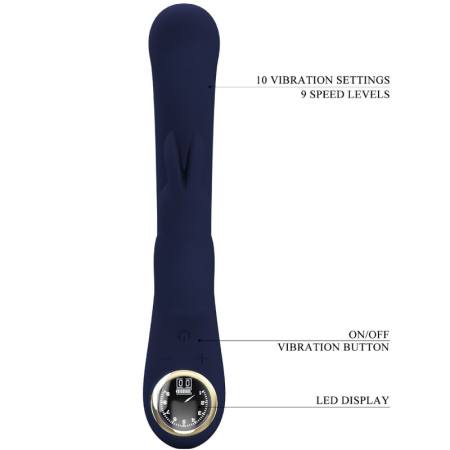 Vibratore Lamar Rabbit E Punto G Blu