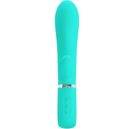 PRETTY LOVE - THOMAS MULTIFUNCTION G-SPOT VIBRATOR AQUA GREEN