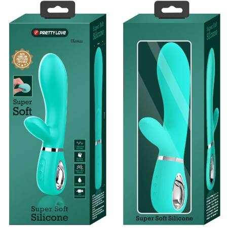 Vibratore Multifunzione G-Spot Thomas Verde Acqua