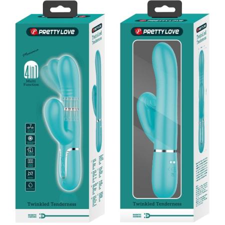 Vibratore Multifunzione G-Spot Verde Acqua