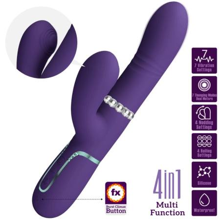 Vibratore Multifunzione G-spot Viola