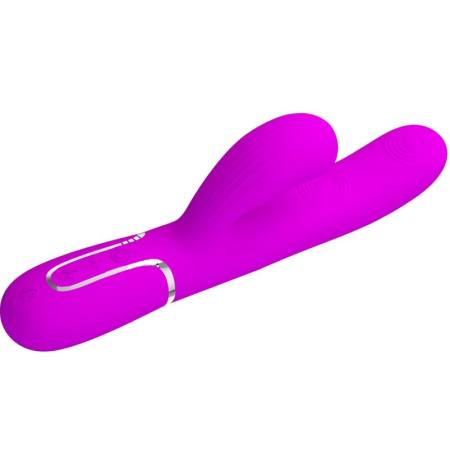 Vibratore Multifunzione Perlita 3 In 1 G-Spot Viola