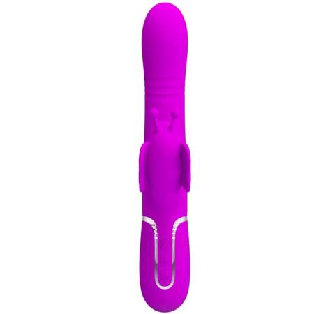 Vibratore Multifunzione Rabbit 4 In 1 Farfalla Fucsia