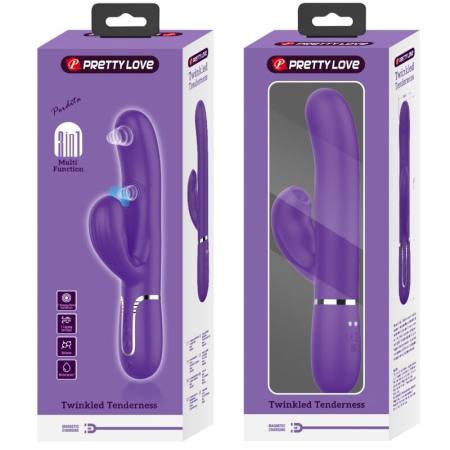 Vibratore Perlita G-SPOT 3 In 1 Multifunzione Viola