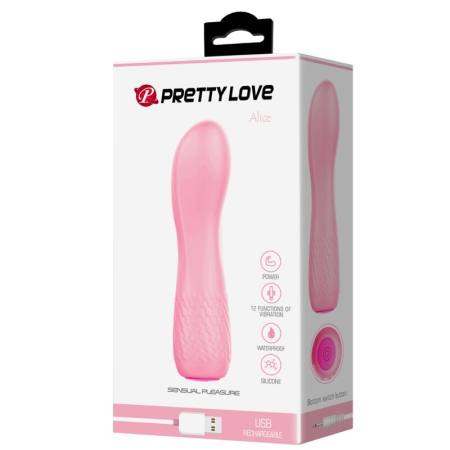 Vibratore Ricaricabile Alice Pink