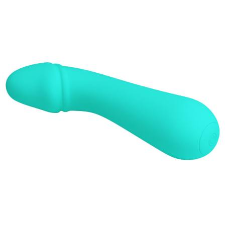 PRETTY LOVE - CETUS RECHARGEABLE VIBRATOR AQUA GREEN