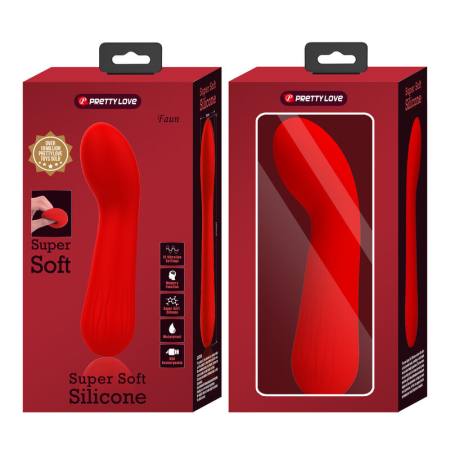 Vibratore Ricaricabile Faun Rosso