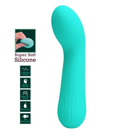 Vibratore Ricaricabile Faun Verde Acqua