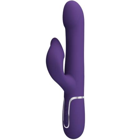 Zalin Perle VIbratore Coniglio 4 In 1 Viola