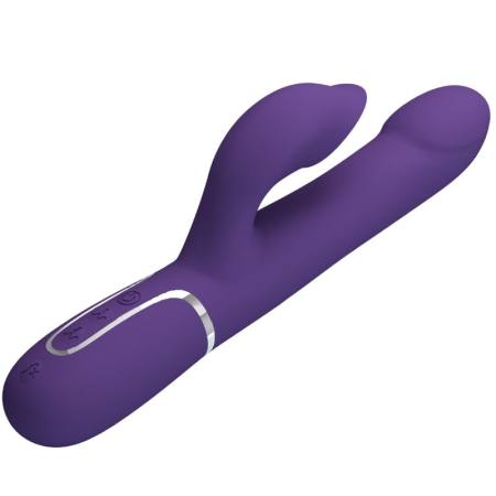 Zalin Perle VIbratore Coniglio 4 In 1 Viola