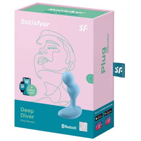 App Plug Vibrante Deep Diver Blu