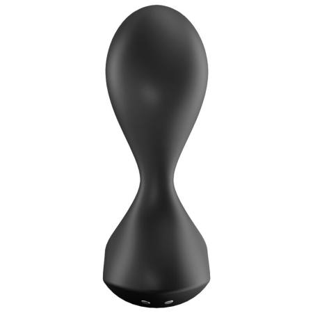 SATISFYER - SWEET SEAL VIBRATING PLUG APP BLACK