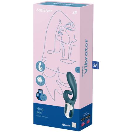 App Vibratore Hug Me Rabbit Blu