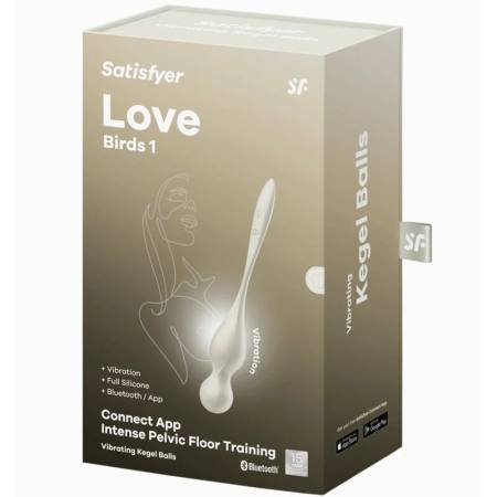 Love Birds Sfere Kegel Vibranti Bianche