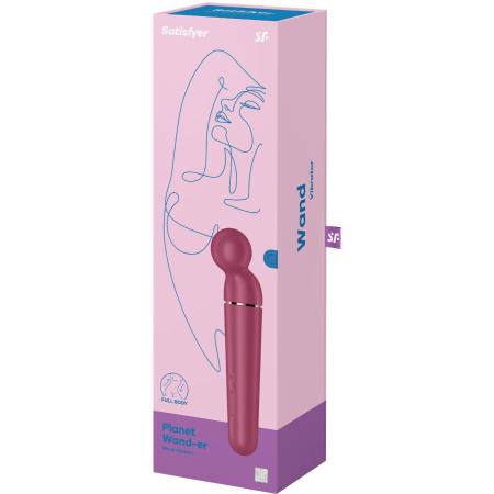 Massaggiatore Vibratore Planet Wand-Er Berry