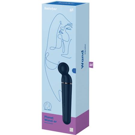 Massaggiatore Vibratore Planet Wand-er Blu