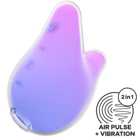 Mermaid Vibes Stimolatore E Vibratore Viola E Rosa