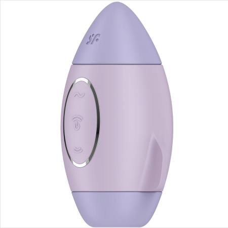 SATISFYER - MISSION CONTROL LILAC SMALL DOUBLE IMPULSE VIBRATOR