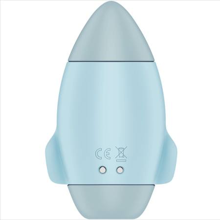 SATISFYER - MISSION CONTROL BLUE SMALL DOUBLE IMPULSE VIBRATOR