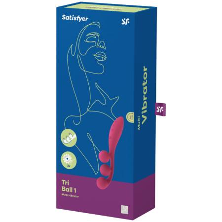 Multi Vibratore Tri Ball 1 Rosso