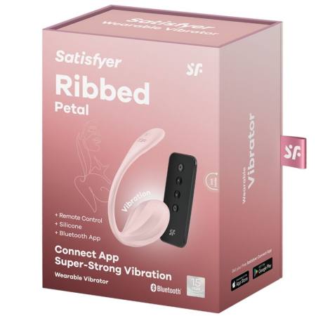 Ribbed Petal Stimolatore Con Telecomando G Point Rose App Free