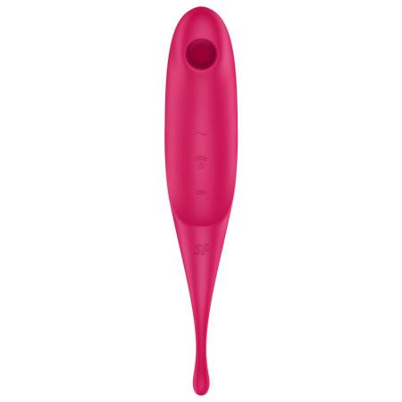 Stimolatore E Vibratore Twirling Pro Air Pulse Rosso