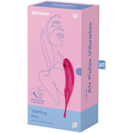 Stimolatore E Vibratore Twirling Pro Air Pulse Rosso