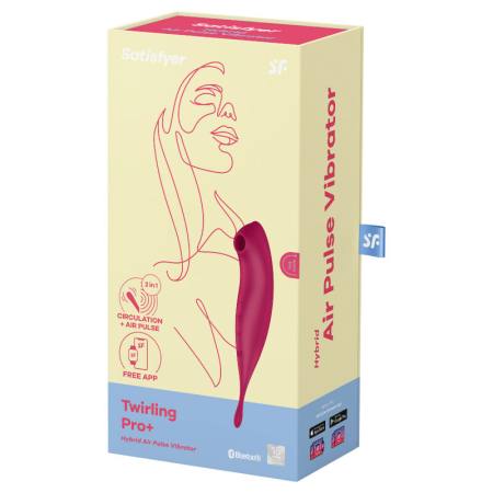 Stimolatore E Vibratore Twirling Pro+ Rosso