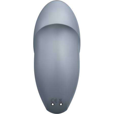 SATISFYER - TAP & CLIMAX 1 LAY-ON VIBRATOR GREY