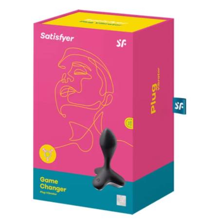 SATISFYER - GAME CHANGER PLUG VIBRATOR BLACK