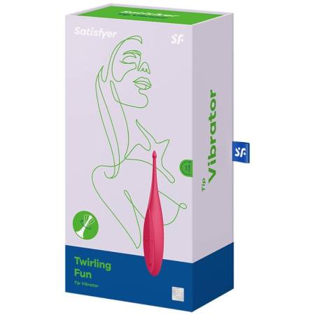 Vibratore Con Punta Twirling Fun Rosso