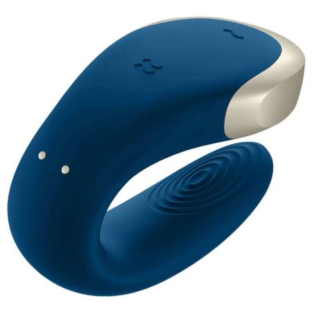 Vibratore Double Love Partner Di Lusso Blu