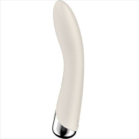 SATISFYER - SPINNING VIBE 1 G-SPOT BEIGE ROTATOR VIBRATOR