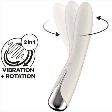 Vibratore Rotatore Spinning Vibe 1 G-Spot Beige