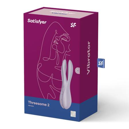 SATISFYER - THREESOME 2 VIBRATOR VIOLET