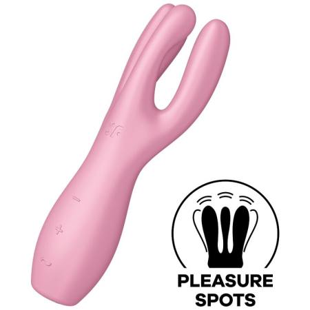 Vibratore Threesome 3 Rosa