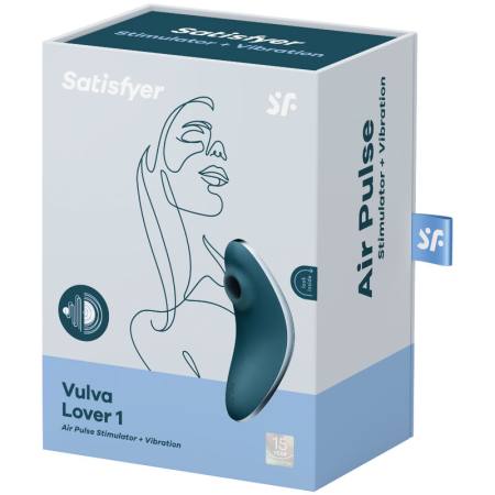 Vulva Lover 1 Stimolatore E Vibratore A Impulsi D'aria Blu