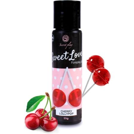 SECRETPLAY - CHERRY LOLLIPOP GEL SWEET LOVE 60 ML