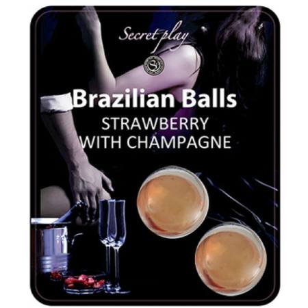 Set Di Palline Brasiliane Fragola E Champagne