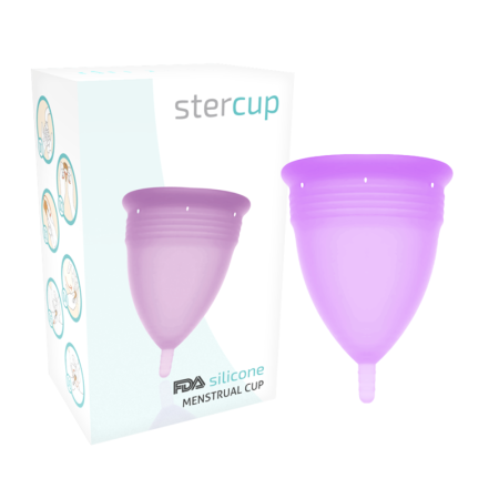 STERCUP - FDA SILICONE MENSTRUAL CUP SIZE L LILAC