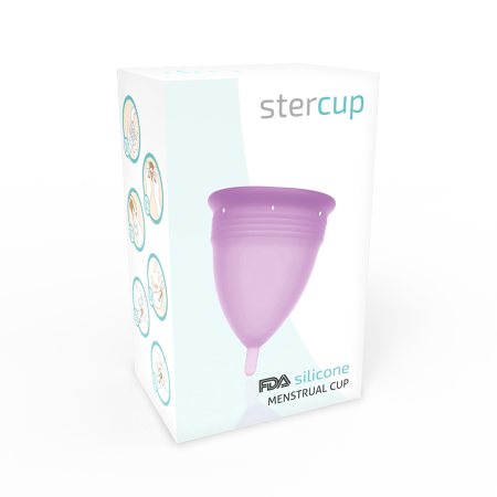 STERCUP - FDA SILICONE MENSTRUAL CUP SIZE L LILAC