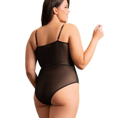 Body Con Bretelle a Catena Nera L/XL