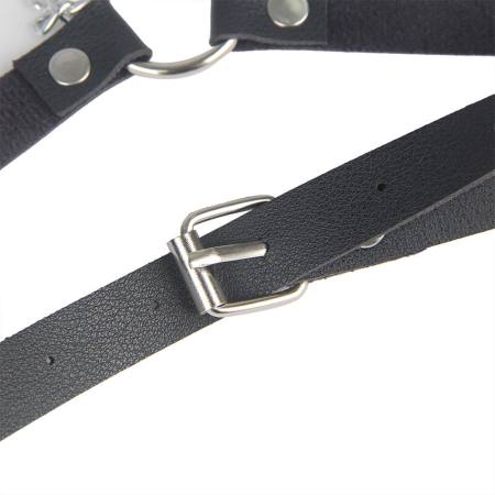 SUBBLIME - LEATHER BELT HARNESS BLACK ONE SIZE