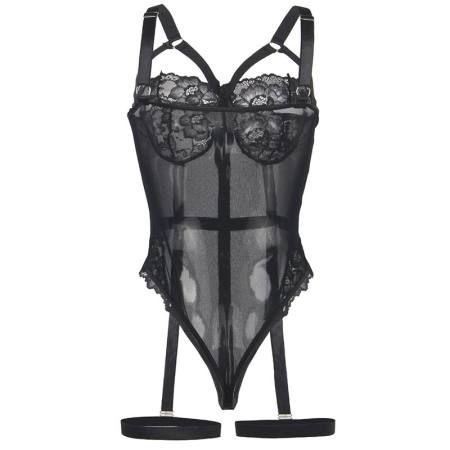 Orsacchiotto Con Dettaglio Reggisera Petto Nero S/M