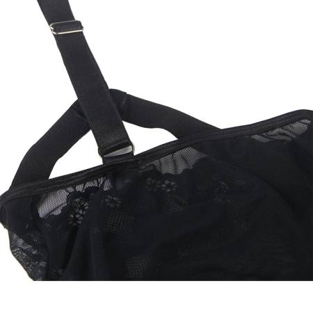 Orsacchiotto Con Dettaglio Reggisera Petto Nero S/M