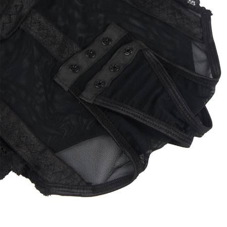 Orsacchiotto Con Dettaglio Reggisera Petto Nero S/M