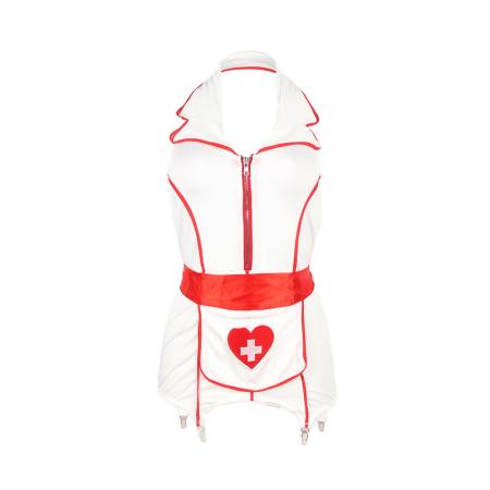 SUBBLIME - SEXY NURSE COSTUME DRESS L/XL