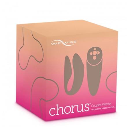 Vibratore Chorus Per Coppia Con Squeeze Control Rosa