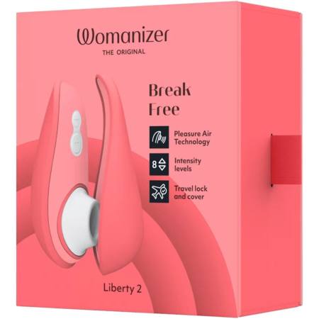 Liberty 2 Stimolatore Clitoride & Ventosa Rosa